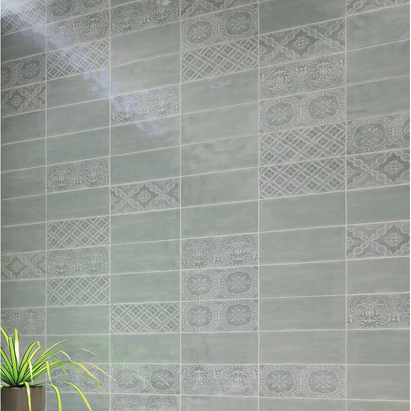 Roca Tiles Maiolica Chantilly 9" x 5.75" Ceramic Subway Tile | Wayfair
